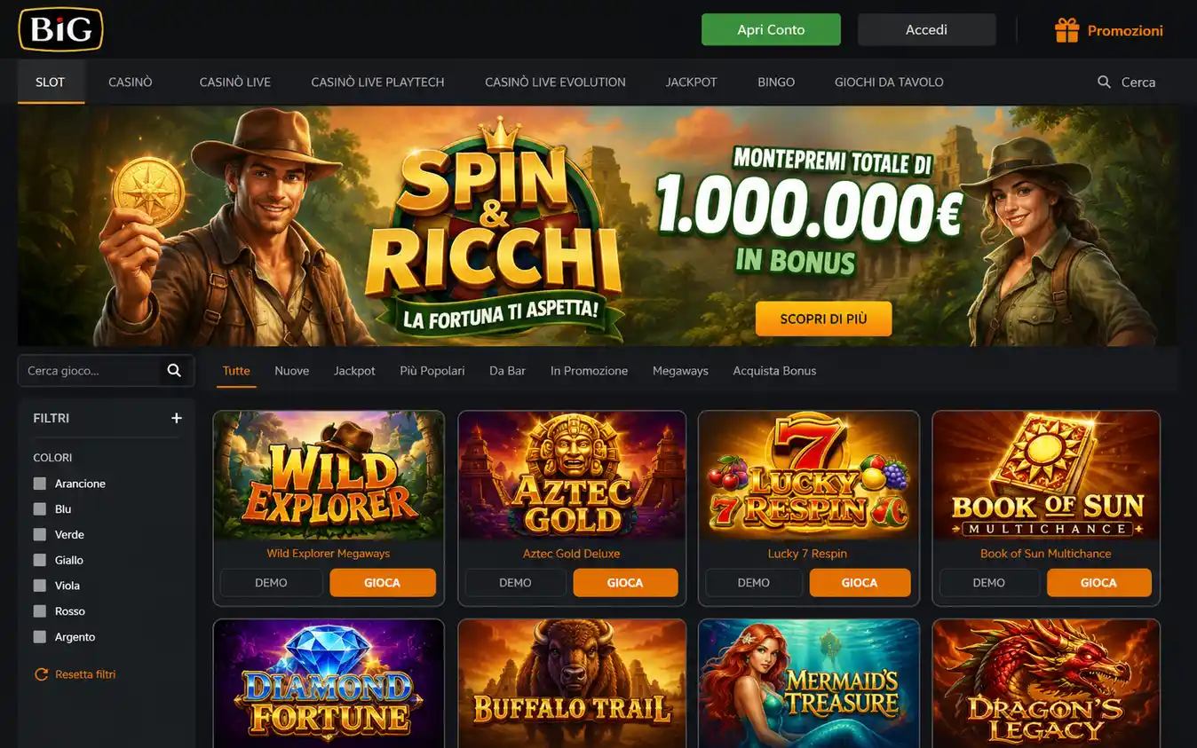 Prelievi BIG Casino